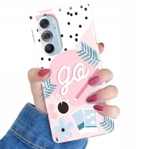 ETUI do MOTOROLA EDGE X30 Kolorowe Pastele Wzory