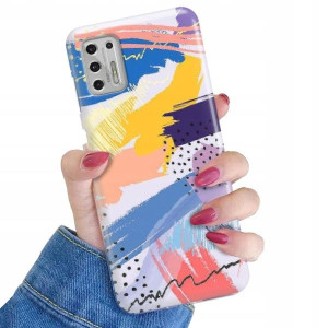 ETUI do MOTOROLA G STYLUS 2021 Kolor Pastele Wzory