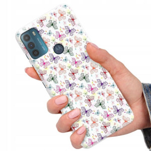 Etui do MOTOROLA G50 Case Motyle Butterfly Wzory