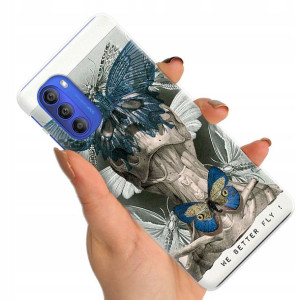 Etui do MOTOROLA G51 5G Case Biologist Human Wzory