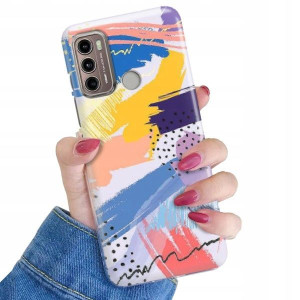 ETUI do MOTOROLA G60 4G Kolorowe Pastele Top Wzory