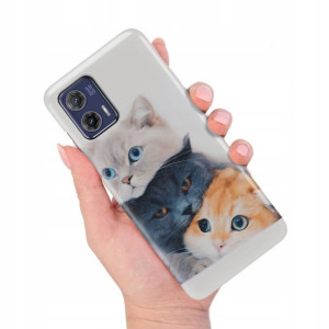 Etui Do Motorola G73 Animals Zwierzęta Mix Wzory