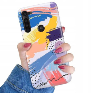 ETUI do MOTOROLA G8 POWER Kolorowe Pastele Wzory