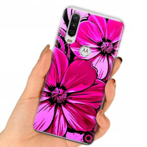 Etui do MOTOROLA ONE ACTION Case Kwiaty Lato Wzory