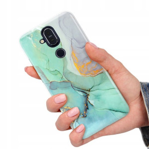 Etui do NOKIA 8.1/ X7 Case Marmurki Letnie Wzory