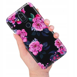 ETUI DO NOKIA X7 Kwiaty Flower Natura TOP Wzory