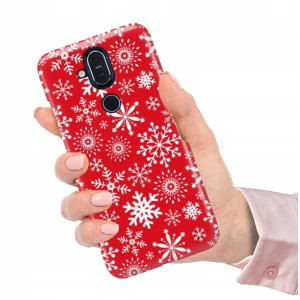 ETUI DO NOKIA X7 Świąteczne Zima Christmas Wzory