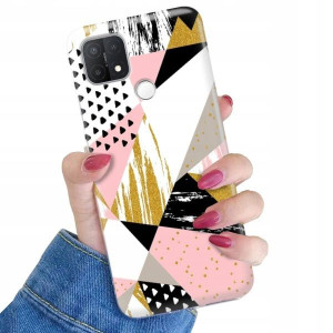 ETUI do OPPO A15 Kolorowe Pastele Letnie Top Wzory