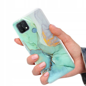 Etui do OPPO A15S Obudowa Marmurki Letnie Wzory