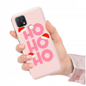 ETUI DO OPPO A15s Świąteczne Zima Christmas Wzory