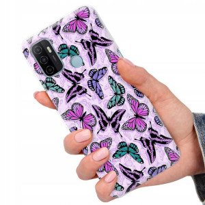 Etui do OPPO A53 Case Motyle Butterfly Top Wzory