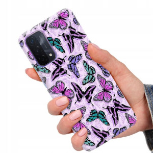 Etui do OPPO A54 5G Case Motyle Butterfly Wzory