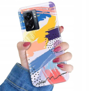 ETUI do OPPO A57 5G Kolorowe Pastele Letnie Wzory