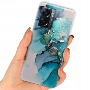 Etui do OPPO A57 5G Obudowa Case Marmurki Wzory