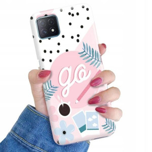 ETUI do OPPO A72 5G Kolorowe Pastele Letnie Wzory