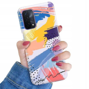 ETUI do OPPO A74 5G Kolorowe Pastele Letnie Wzory