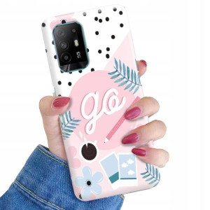 ETUI do OPPO F19 PRO PLUS 5G Kolor Pastele Wzory