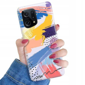 ETUI do OPPO FIND X5 Kolorowe Pastele Letnie Wzory
