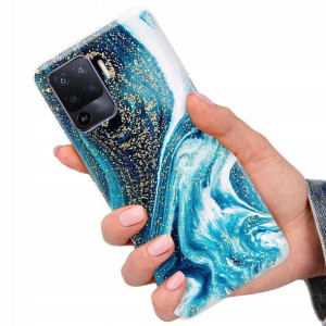 Etui do OPPO RENO 5 LITE Obudowa Marmurki Wzory