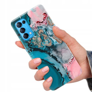 Etui do OPPO RENO 5 Obudowa Marmurki Letnie Wzory