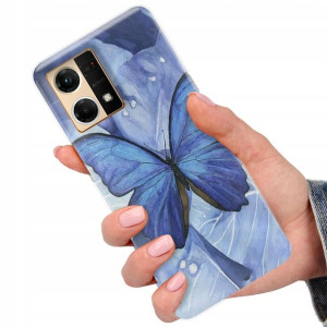 Etui do OPPO RENO 7 4G Case Motyle Butterfly Wzory