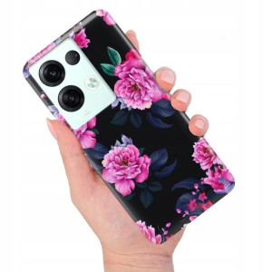 ETUI DO OPPO RENO 8 PRO Kwiaty Flower Natura Wzory