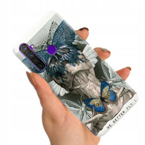 Etui do REALME 5 PRO Obudowa Biologist Human Wzory