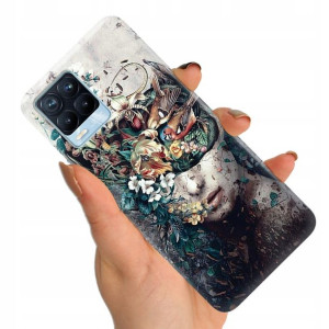 Etui do REALME 8 Obudowa Biologist Human Wzory