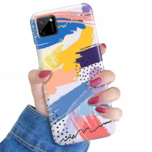 ETUI do REALME C11 2020 Kolorowe Pastele Top Wzory