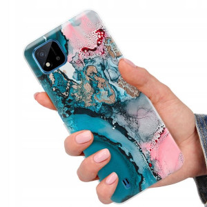 Etui do REALME C11 2021 Case Marmurki Letnie Wzory
