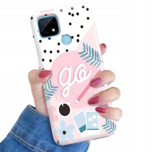 ETUI do REALME C12 RMX2193 Kolorowe Pastele Wzory