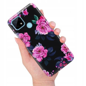ETUI DO REALME C12 RMX2193 Kwiaty Flower TOP Wzory