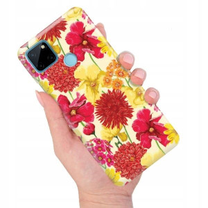 ETUI DO REALME C25Y Kwiaty Flower Natura TOP Wzory
