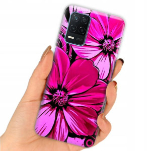 Etui do REALME V13 5G Case Kwiaty Letnie Top Wzory