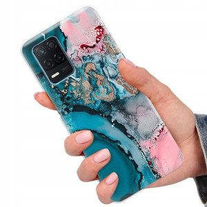 Etui do REALME V13 5G Case Marmurki Letnie Wzory