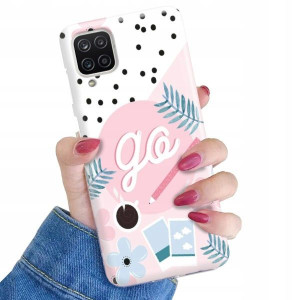 ETUI do SAMSUNG A12 Kolorowe Pastele Letnie Wzory
