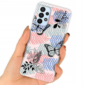 Etui do SAMSUNG A23 5G Case Butterfly Motyle Wzory