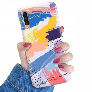 ETUI do SAMSUNG A50s Kolorowe Pastele Letnie Wzory