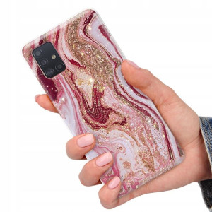 Etui do SAMSUNG A51 Obudowa Case Marmurki Wzory