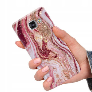 Etui do SAMSUNG A7 2016 Obudowa TOP Marmurki Wzory