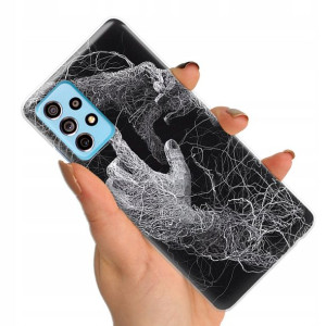 Etui do SAMSUNG A73 5G Case Biologist Human Wzory