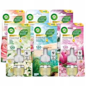 Air Wick Wkład Elektryczny MIX Zapachów 19ml x6