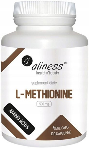 Aliness L- METIONINA methionine 500mg 100k STAWY