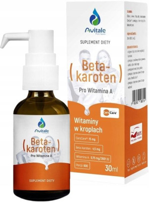 Avitale Betakaroten Carocare Pro Witamina A 4.5 Mg