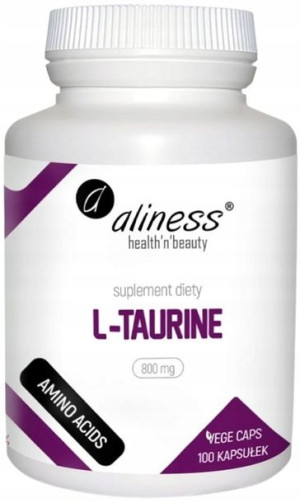 Aliness L- TAURYNA taurine TAURYNA 800mg 100 kaps