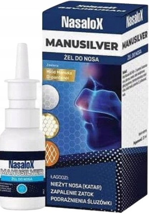 S-Lab Nasalox Manusilver Żel do nosa 20 ml