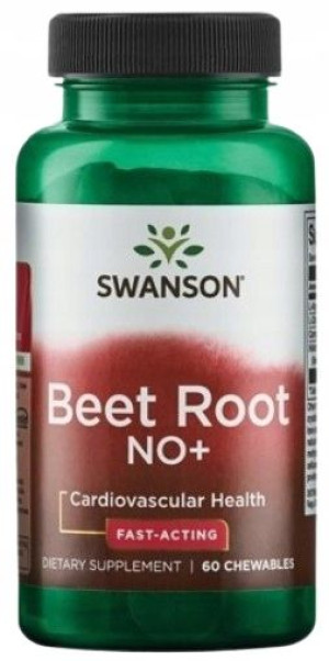 Swanson Beet Root NO+ TLENEK AZOTU Wydolność