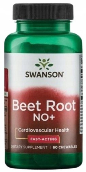 Swanson Beet Root NO+ TLENEK AZOTU Wydolność Pompa