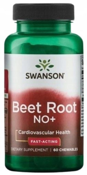 Swanson Beet Root NO+ 60t. Tlenek azotu Wydolność