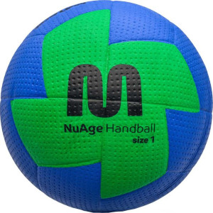 Piłka ręczna Meteor Nuage Junior 1 niebiesko-zielona 10092